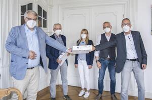 Wikingeck: Übergabe Sanierungsplan