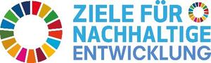 Zu lesen ist hier der Schriftzug "Ziele für nachhaltige Entwicklung".