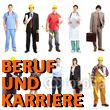 Bild mit der Aufschrift: Beruf und Karriere