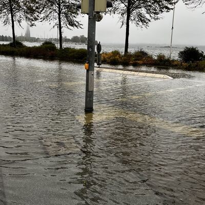 Hochwasser Stadt Schleswig