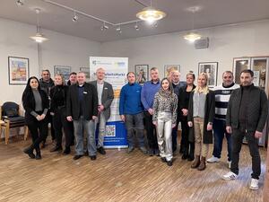 Anheuern und festmachen Amt Mittelangeln