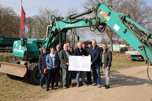 Baubeginn: Neugestaltung des Parkplatzes am Danevirke Museum und Archäologischen Park