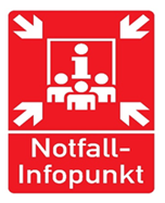 Notfallinfopunkt Kennzeichnung