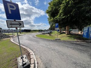 Neuer östlicher Parkplatzbereich in Dannewerk