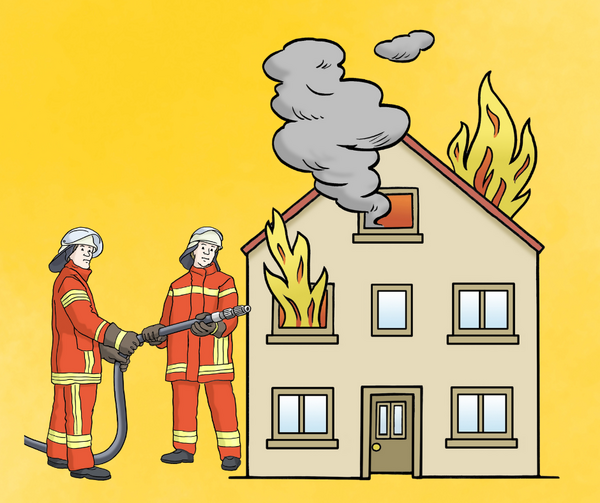 Leichte Sprache Feuer
