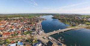 Luftaufnahme der Stadt Kappeln