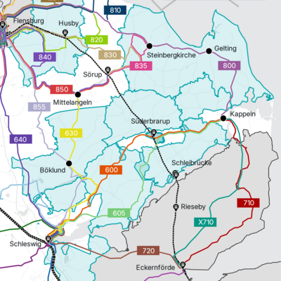 Shuttle Verkehr ab 17.08.2026 Karte &Uuml;bersicht