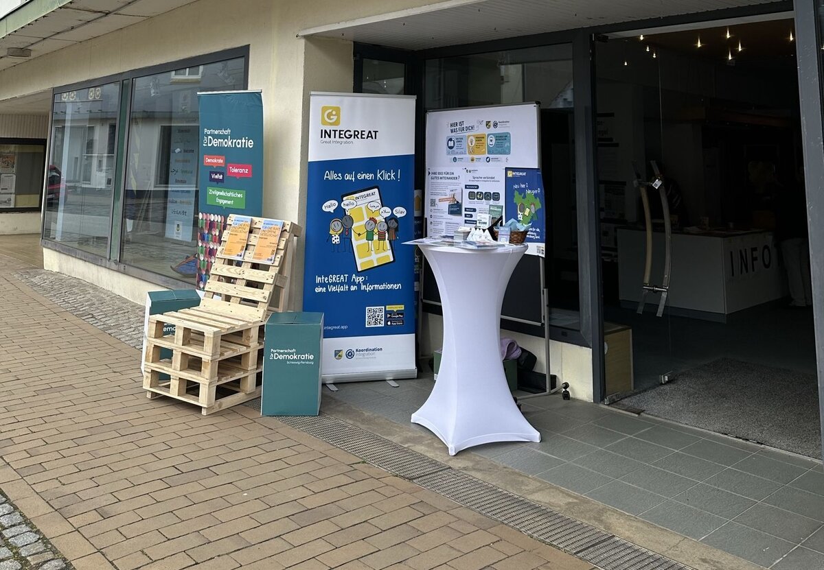 Infostand Medienmeile