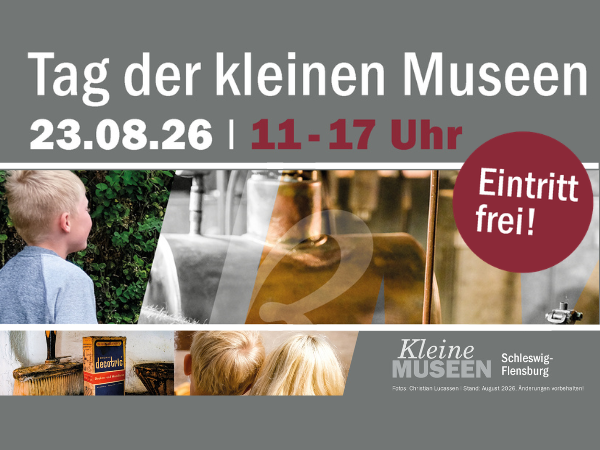Info-Grafik, Tag der kleinen Museen, 23.08.26 | 11 bis 17 Uhr