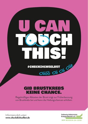 Grafik mit Text "U Can Touch This" #checkdichselbst"